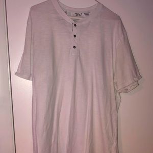 Plain white button up